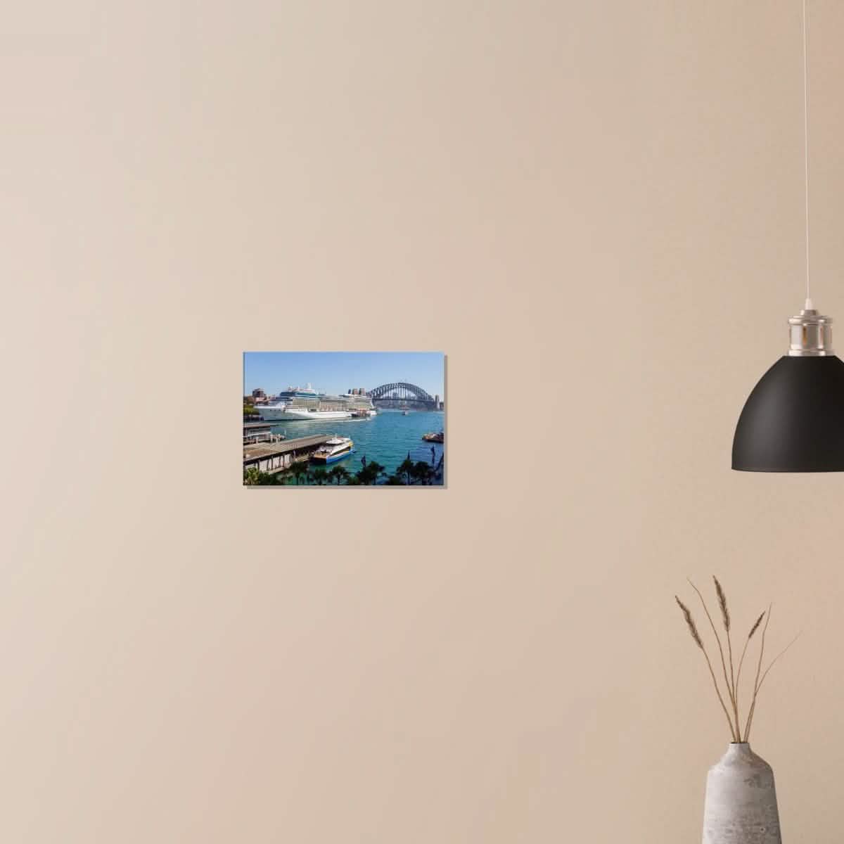 Da Vinci Nature Collection Wall Art Sydney Harbor bridge - 60x90 cm / 24x36″ - Thick -