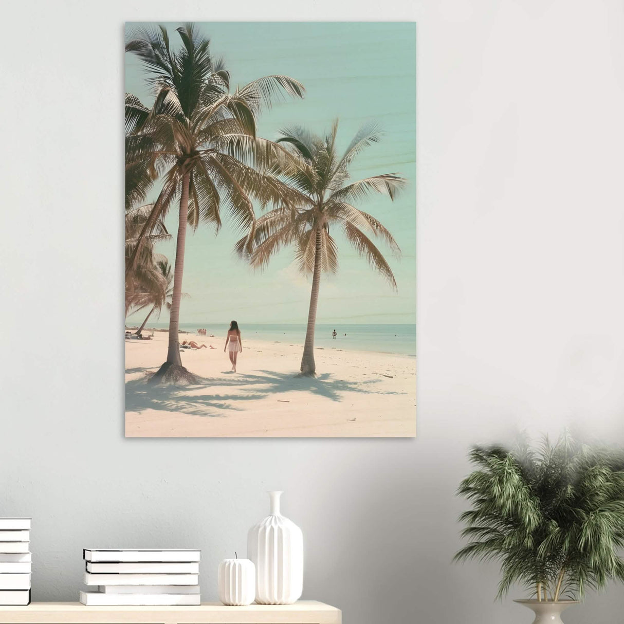 Da Vinci Nature Modern Wall Art | Beach - Wood Prints - 70x100 cm / 28x40″ - 10 mm