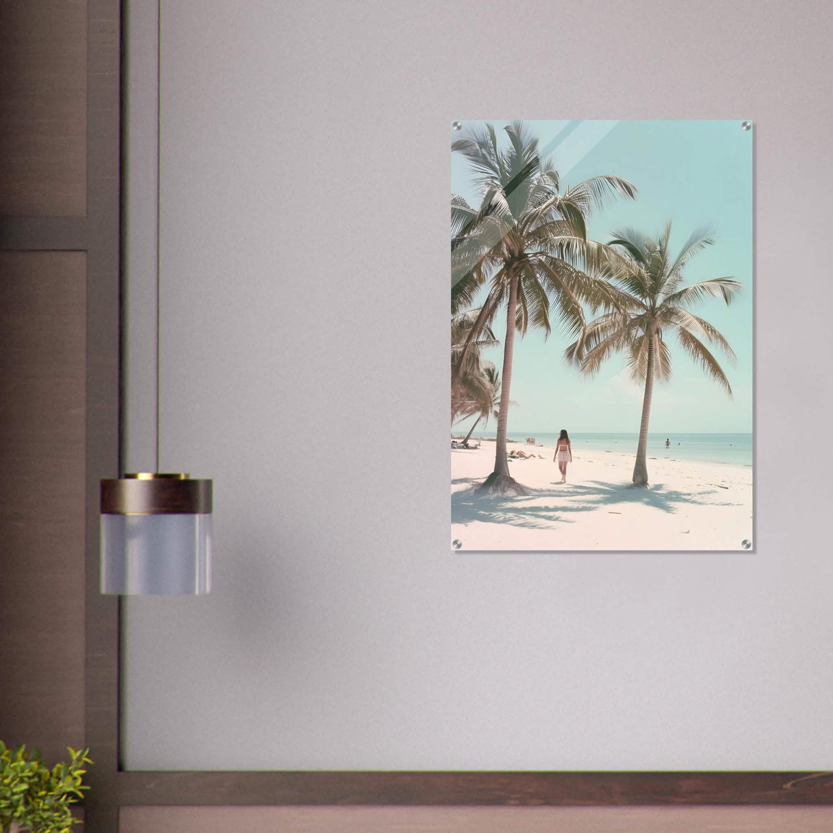 Da Vinci Nature Modern Wall Art | Beach - Acrylic Print - 70x100 cm / 28x40″ -