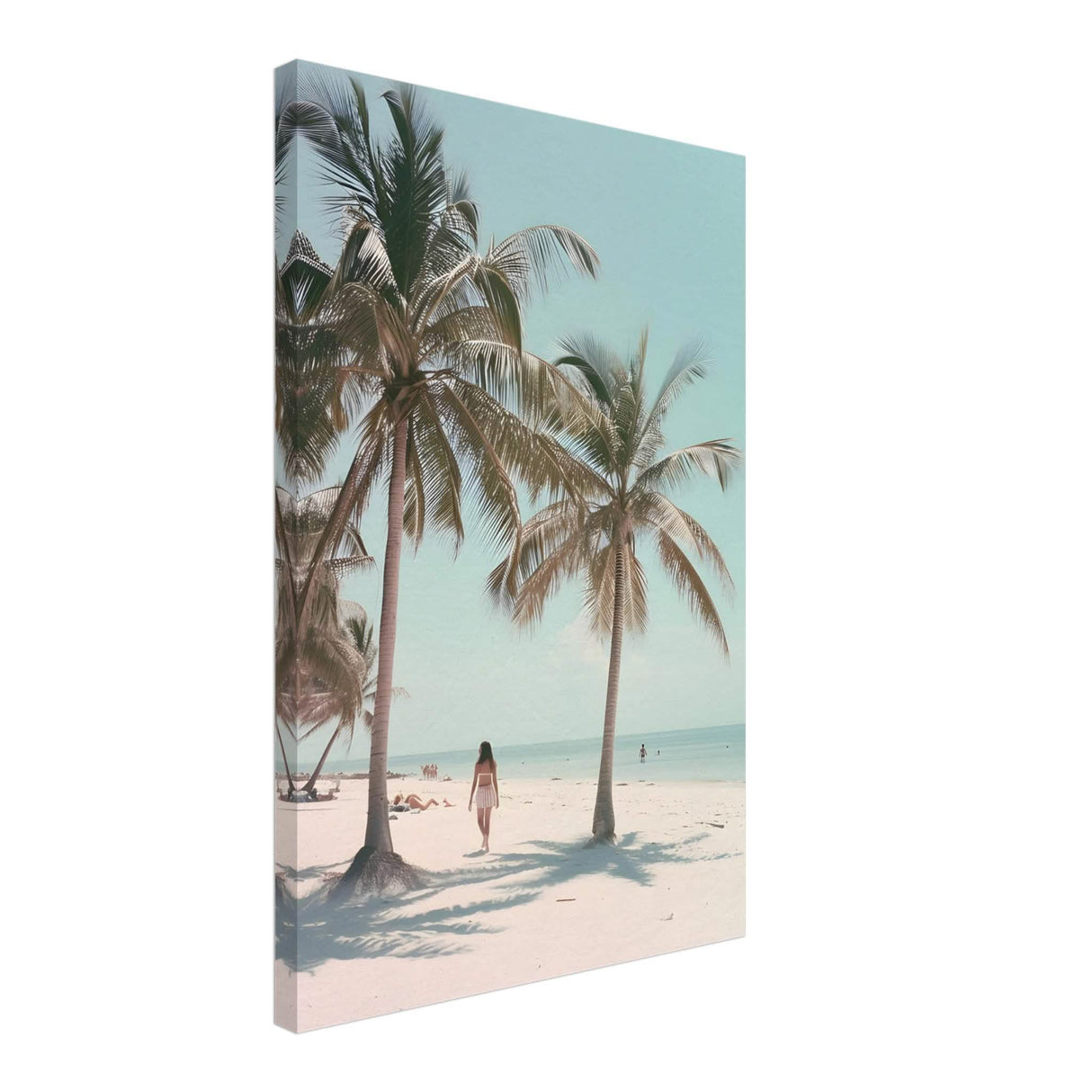Da Vinci Nature Modern Wall Art | Beach - Canvas - 40x60 cm / 16x24″ - Slim