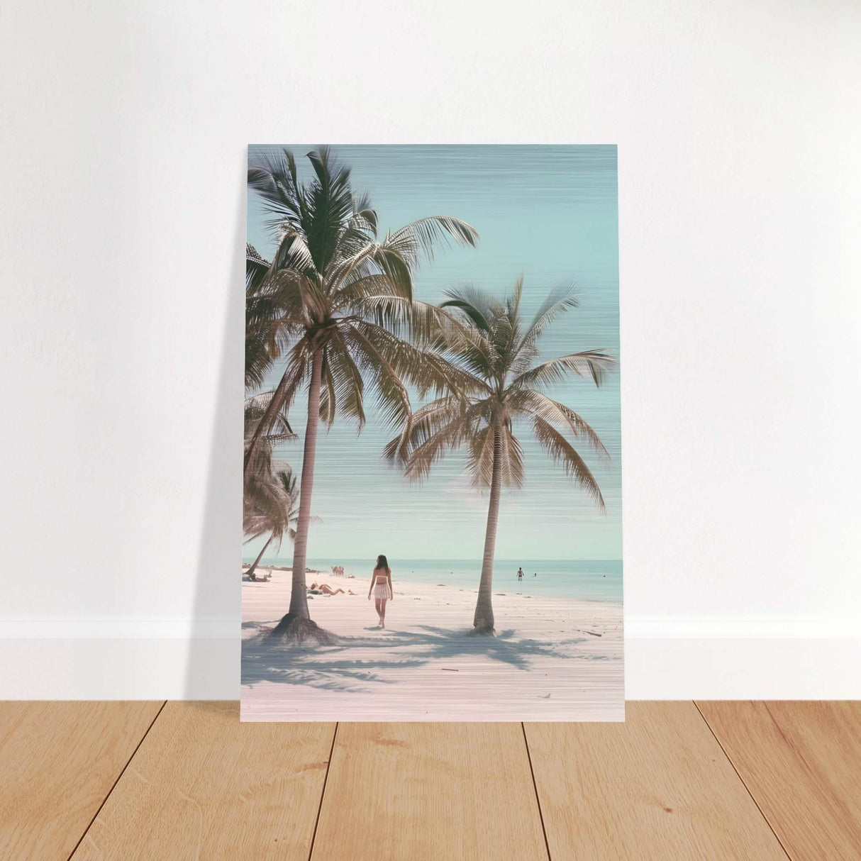 Da Vinci Nature Modern Wall Art | Beach - Brushed Aluminum Print - 30x45 cm / 12x18″ -