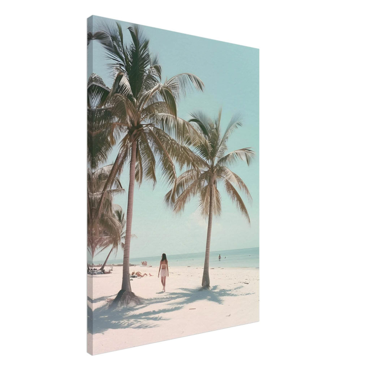 Da Vinci Nature Modern Wall Art | Beach - Canvas - 70x100 cm / 28x40″ - Thick