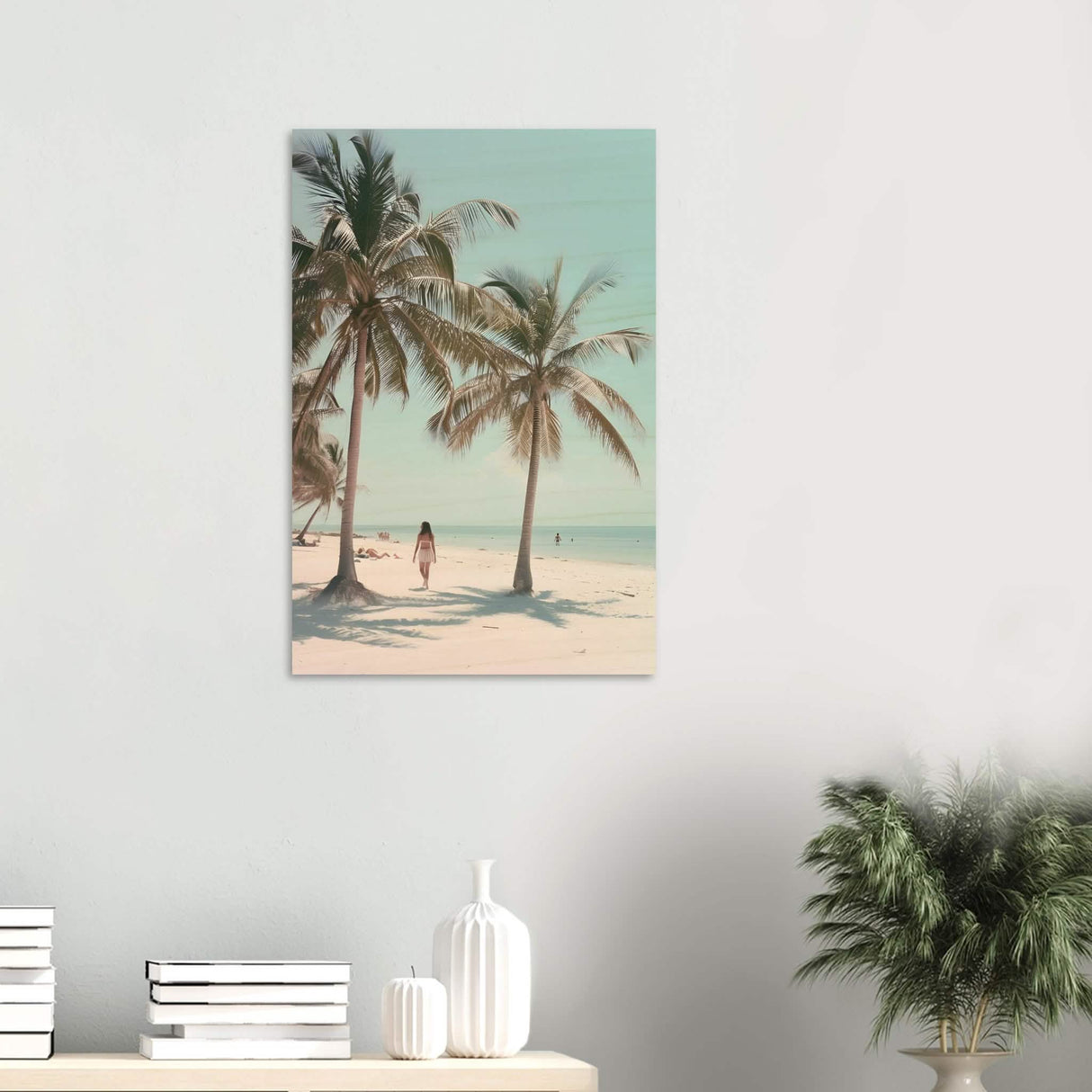 Da Vinci Nature Modern Wall Art | Beach - Wood Prints - 50x75 cm / 20x30″ - 20 mm