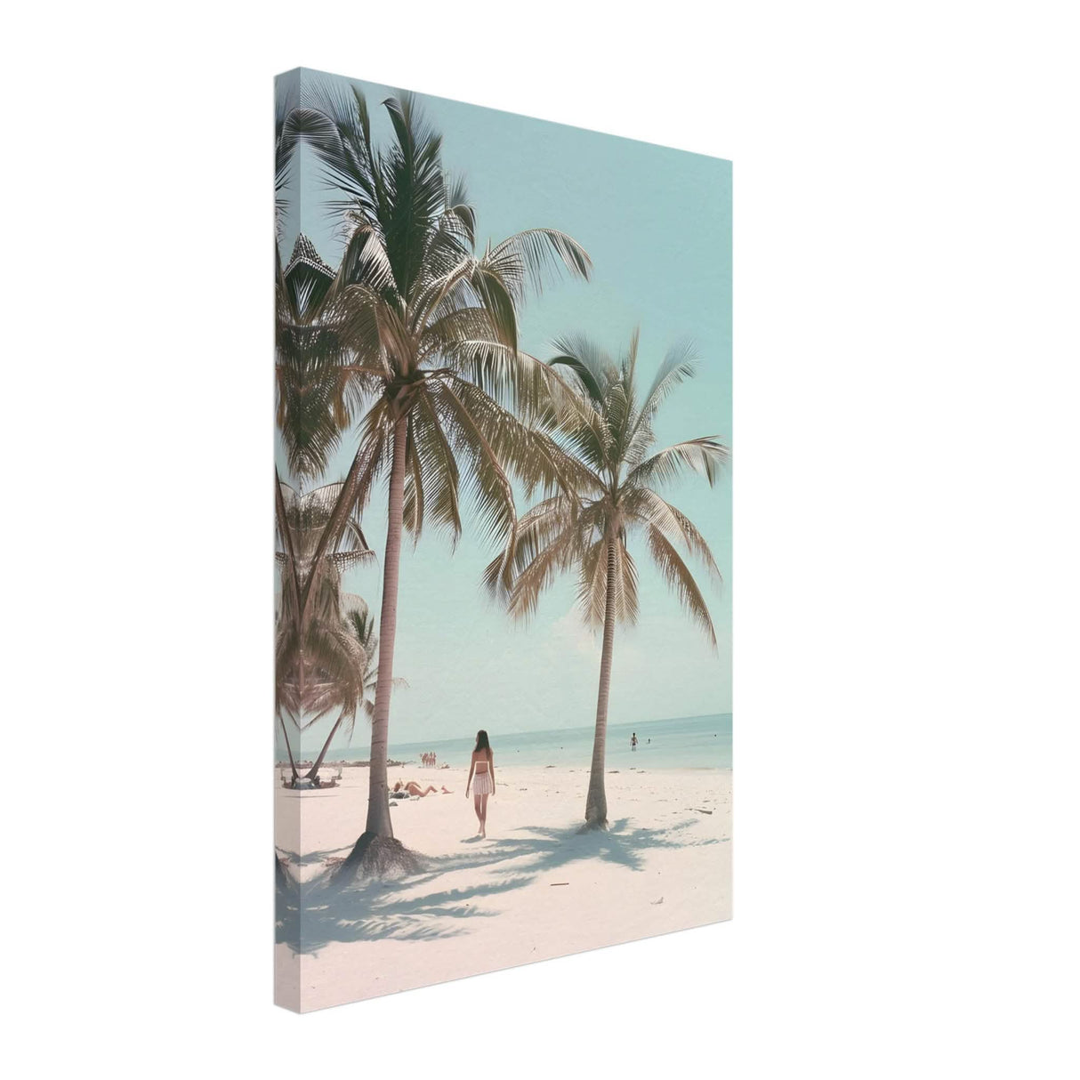 Da Vinci Nature Modern Wall Art | Beach - Canvas - 40x60 cm / 16x24″ - Thick