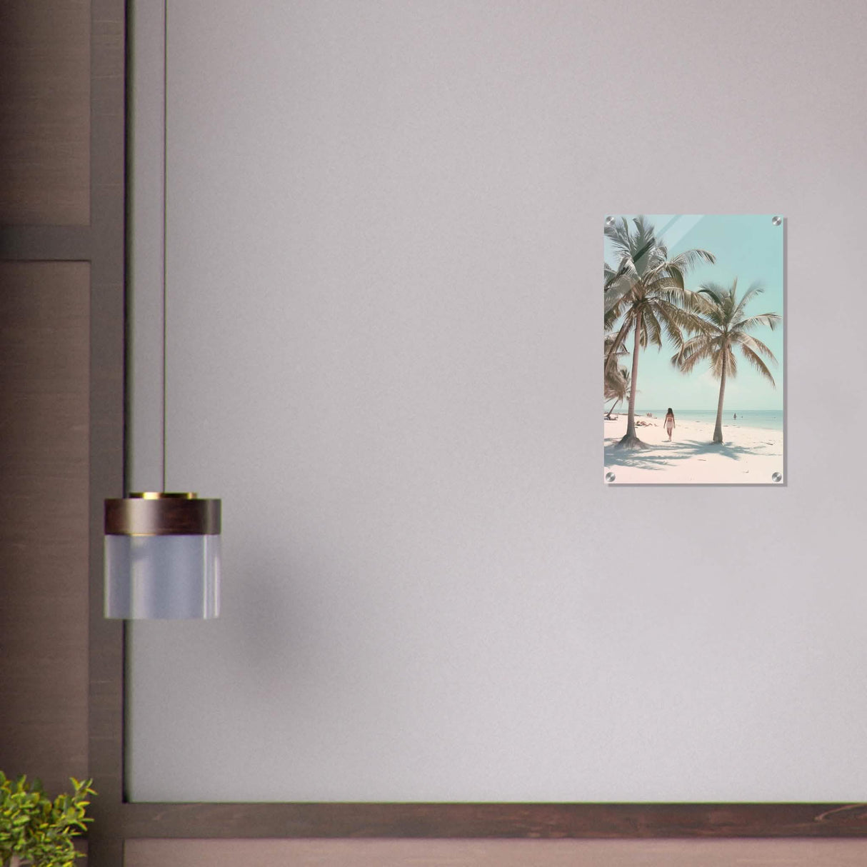 Da Vinci Nature Modern Wall Art | Beach - Acrylic Print - 40x60 cm / 16x24″ -