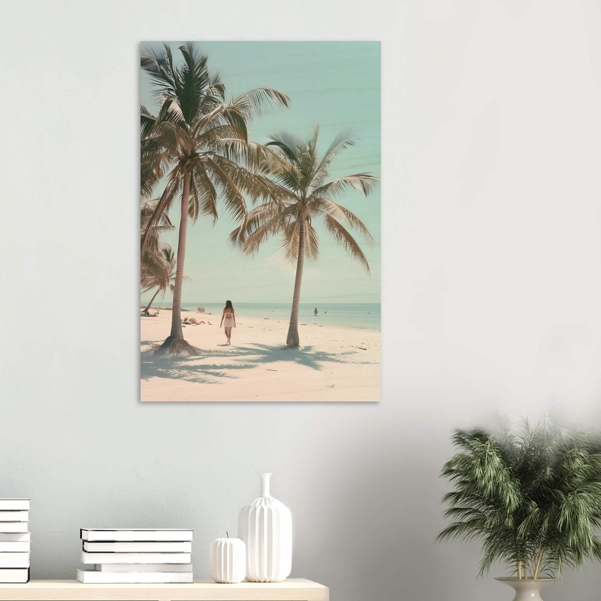 Da Vinci Nature Modern Wall Art | Beach - Wood Prints - 60x90 cm / 24x36″ - 20 mm
