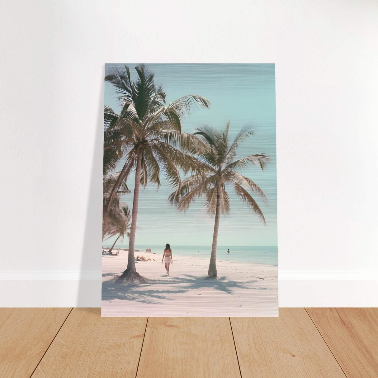 Da Vinci Nature Modern Wall Art | Beach - Brushed Aluminum Print - 70x100 cm / 28x40″ -