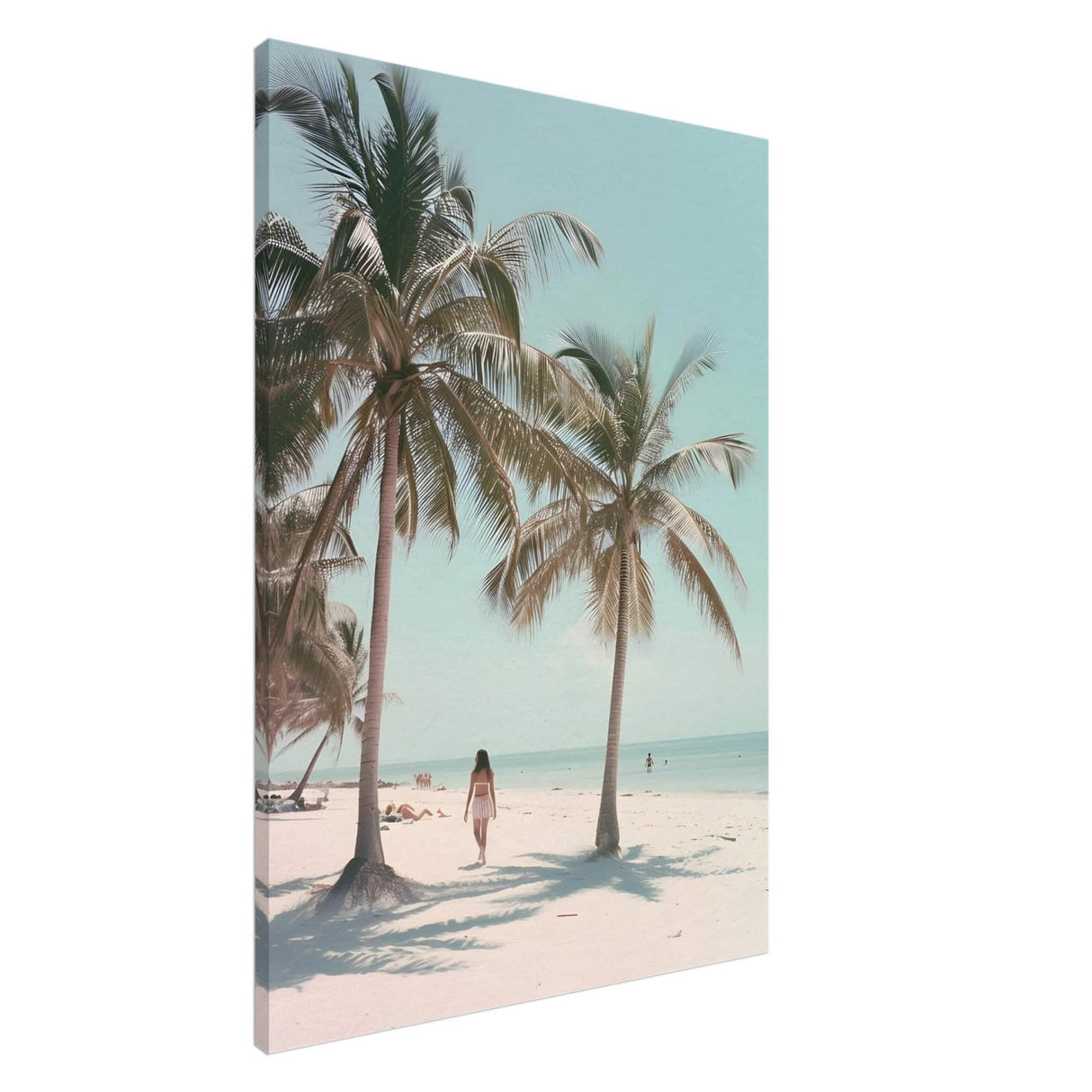 Da Vinci Nature Modern Wall Art | Beach - Canvas - 70x100 cm / 28x40″ - Slim