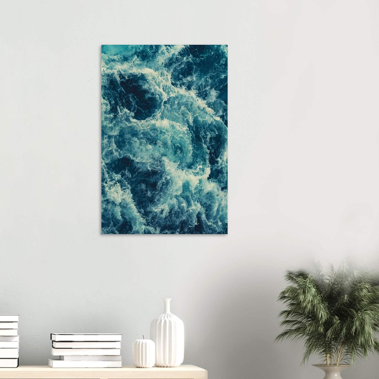 Da Vinci Nature Modern Wall Art | Sea - Wood Prints - 50x75 cm / 20x30″ - 20 mm