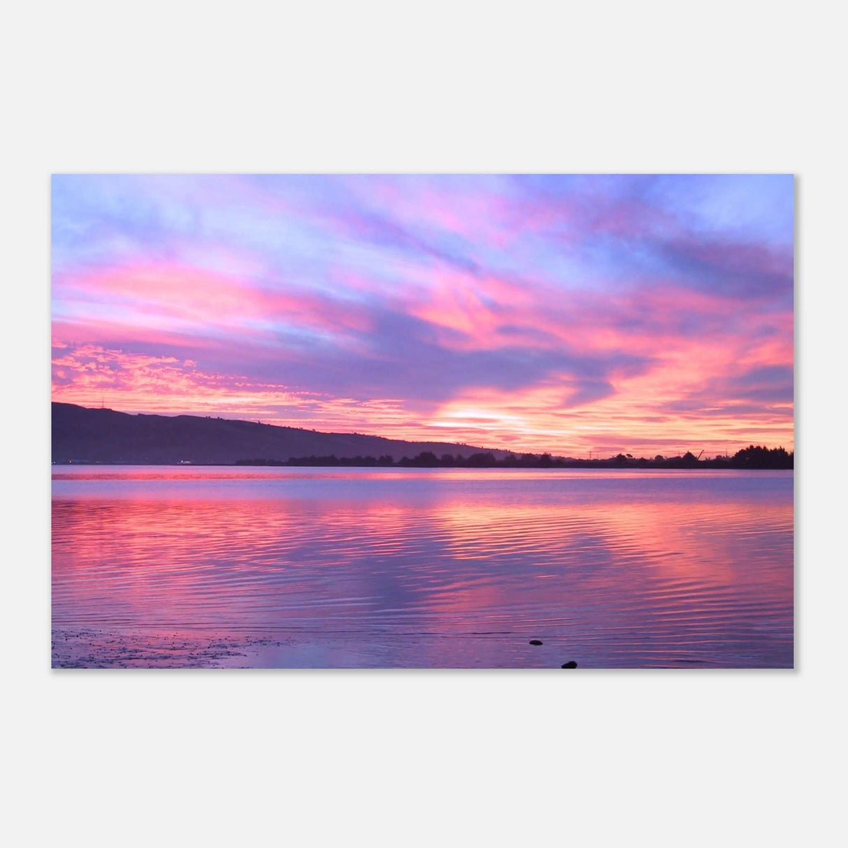Da Vinci Nature Modern Wall Art | Sunset - Aluminum Print - 60x90 cm / 24x36″ -