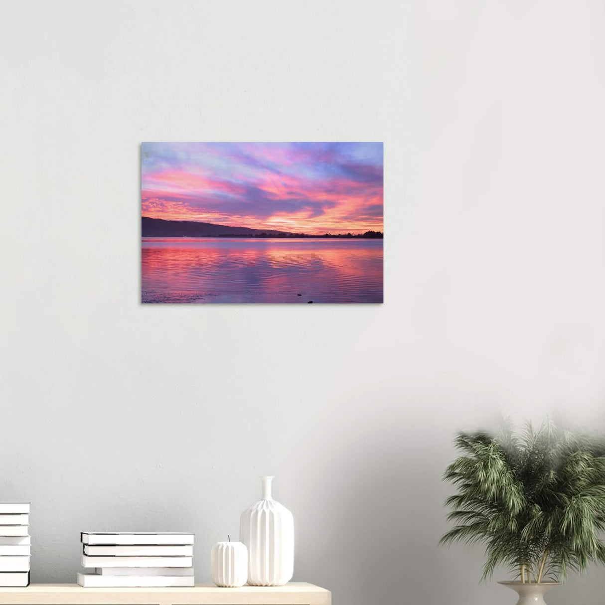 Da Vinci Nature Modern Wall Art | Sunset - Wood Prints - 40x60 cm / 16x24″ - 20 mm