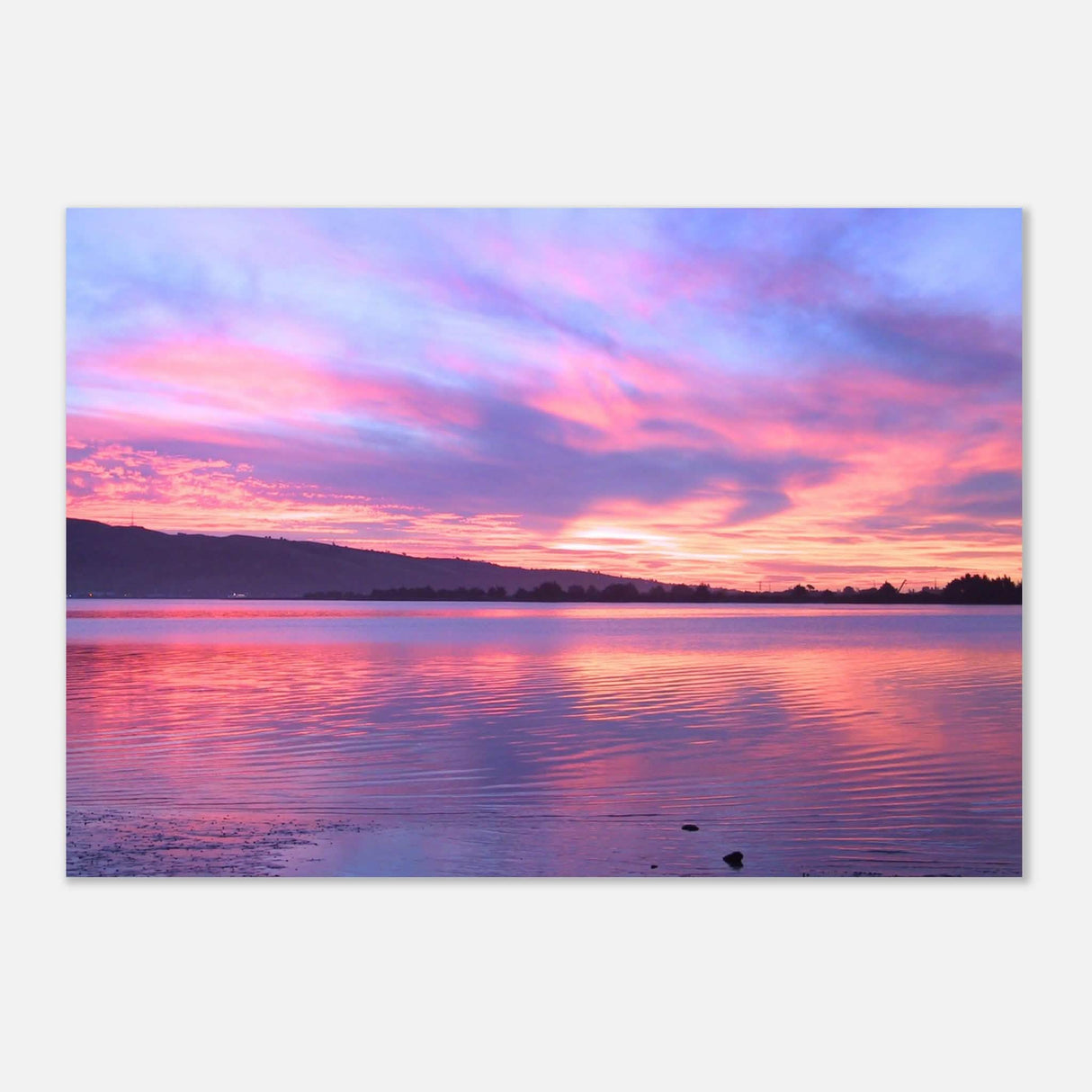 Da Vinci Nature Modern Wall Art | Sunset - Aluminum Print - 70x100 cm / 28x40″ -