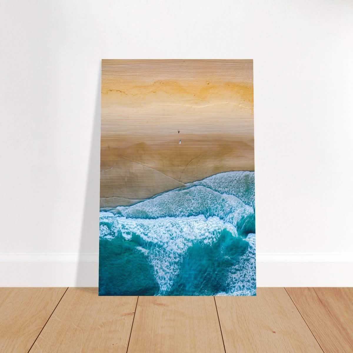 Da Vinci Nature Wall art | Beach - Brushed Aluminum Print - 50x75 cm / 20x30″ -