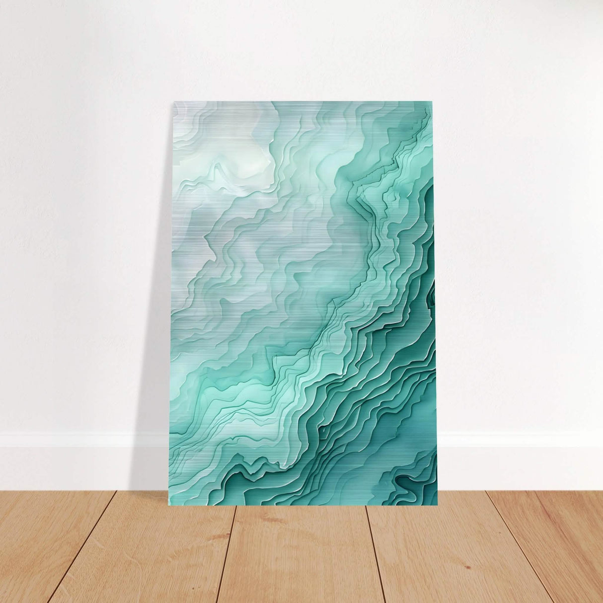 Da Vinci Nature Wall art | Beach - Brushed Aluminum Print - 30x45 cm / 12x18″ -