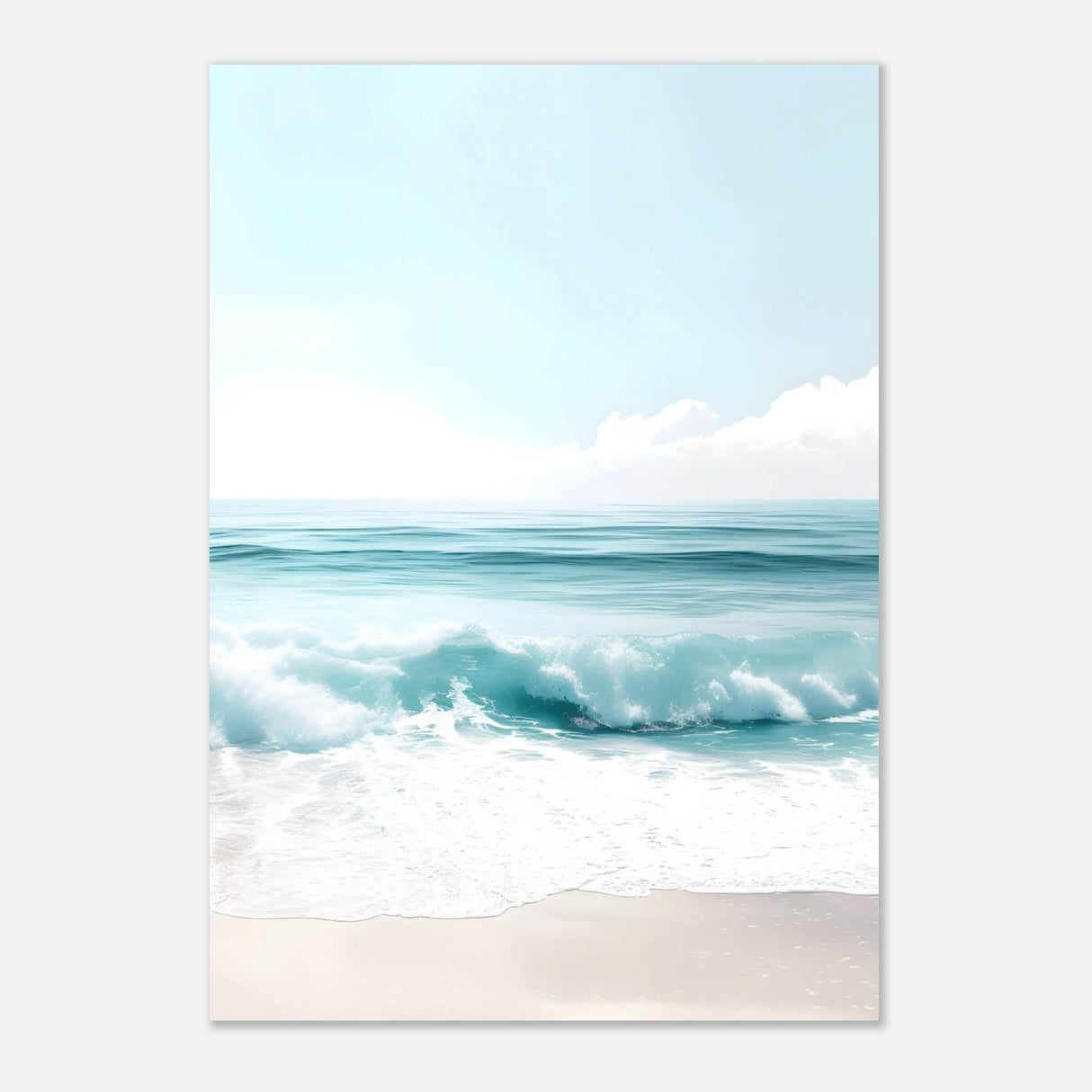 Da Vinci Nature Wall art | Beach - Aluminum Print - 70x100 cm / 28x40″ -