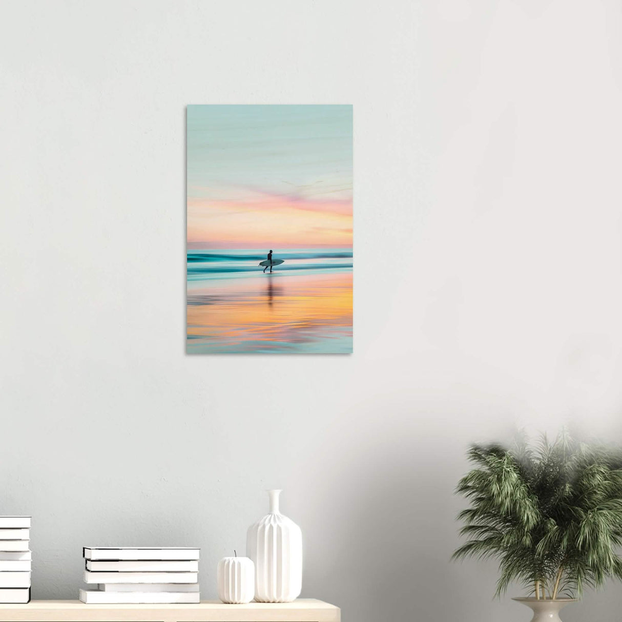 Da Vinci Nature Wall art | Beach - Wood Prints - 40x60 cm / 16x24″ - 20 mm