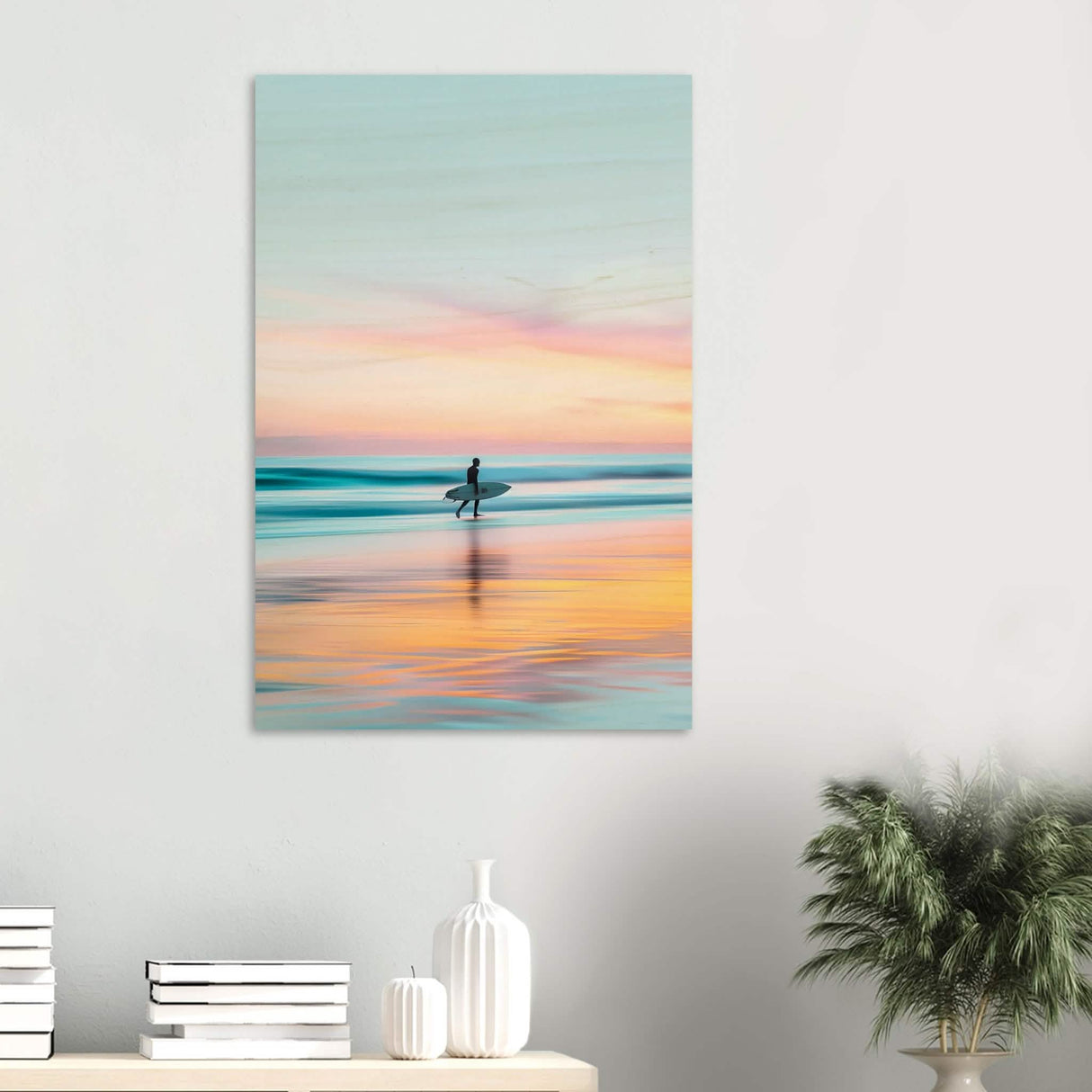 Da Vinci Nature Wall art | Beach - Wood Prints - 60x90 cm / 24x36″ - 20 mm