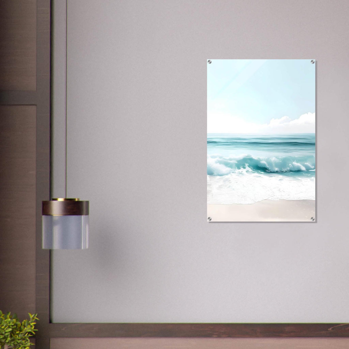 Da Vinci Nature Wall art | Beach - Acrylic Print - 60x90 cm / 24x36″ -