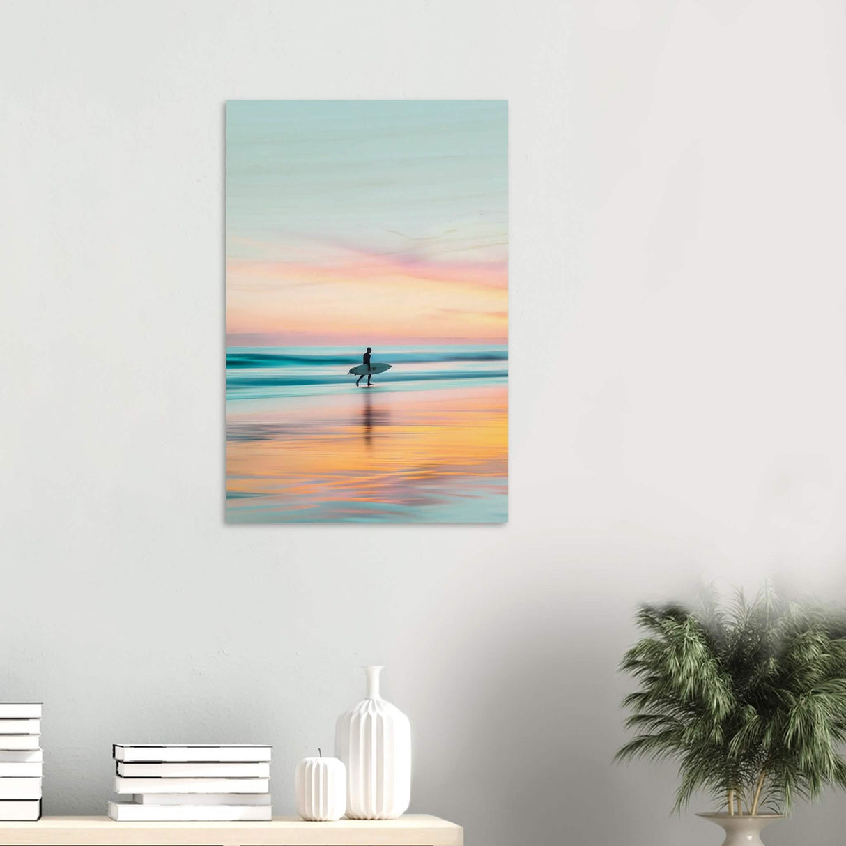Da Vinci Nature Wall art | Beach - Wood Prints - 50x75 cm / 20x30″ - 20 mm