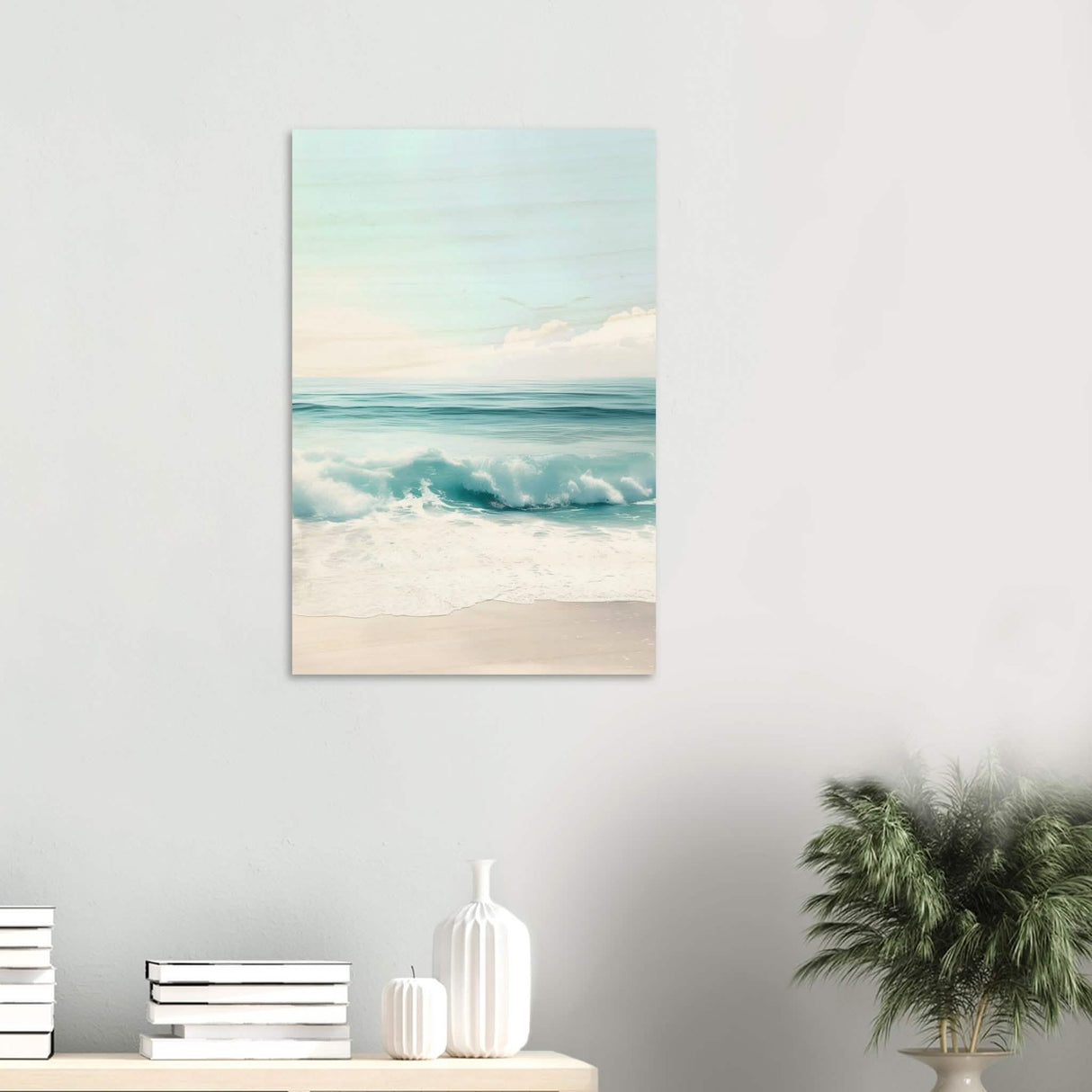 Da Vinci Nature Wall art | Beach - Wood Prints - 50x75 cm / 20x30″ - 10 mm