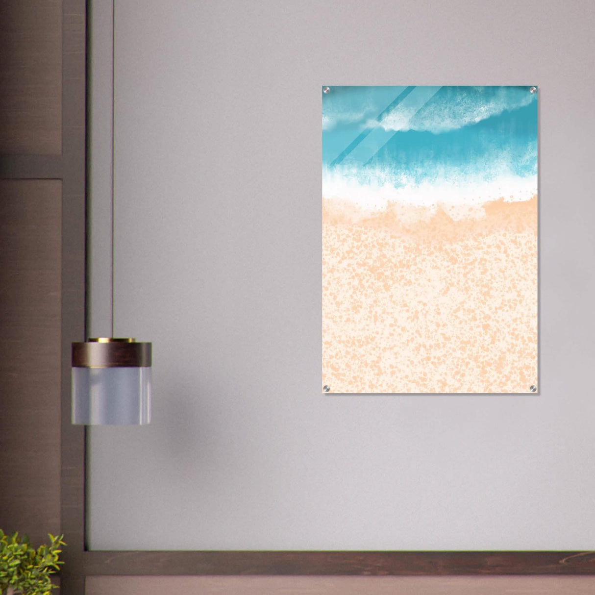 Da Vinci Nature Wall art | Beach - Acrylic Print - 70x100 cm / 28x40″ -