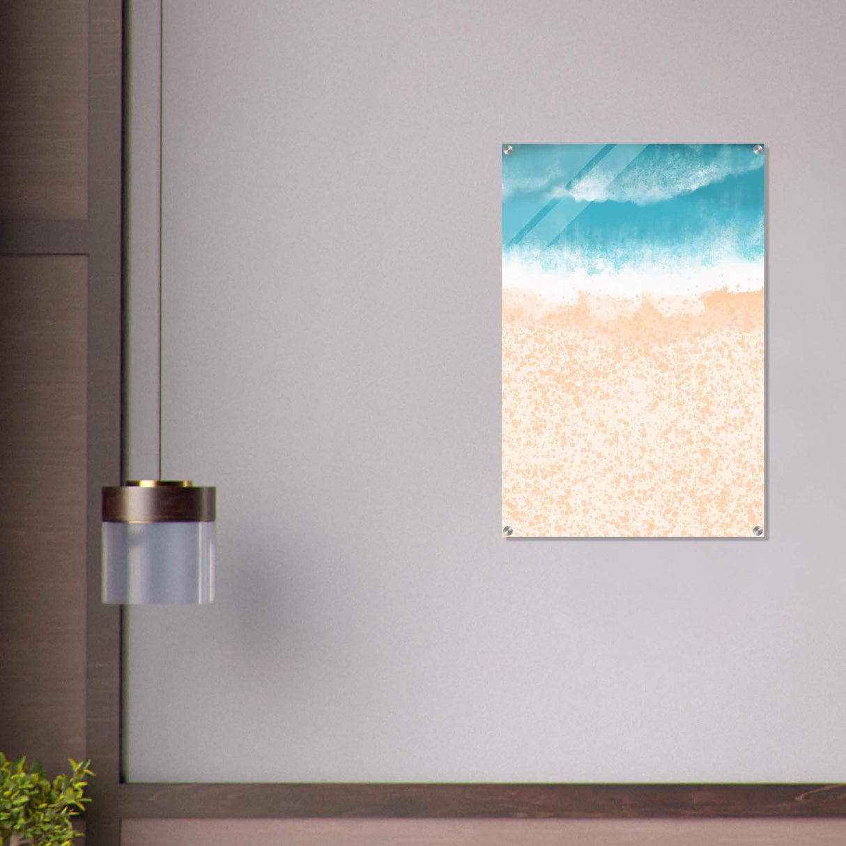 Da Vinci Nature Wall art | Beach - Acrylic Print - 60x90 cm / 24x36″ -