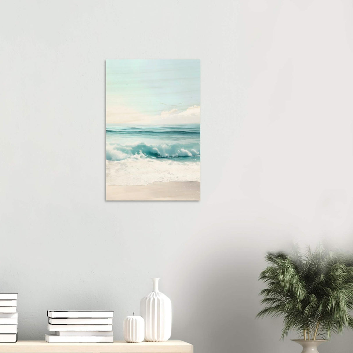 Da Vinci Nature Wall art | Beach - Wood Prints - 40x60 cm / 16x24″ - 20 mm
