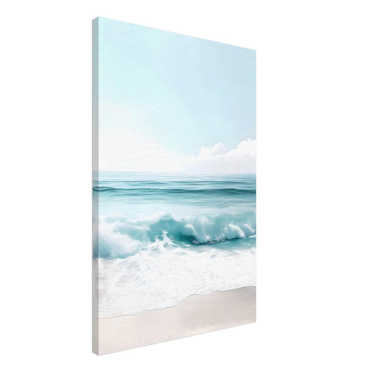 Da Vinci Nature Wall art | Beach - Canvas - 60x90 cm / 24x36″ - Thick