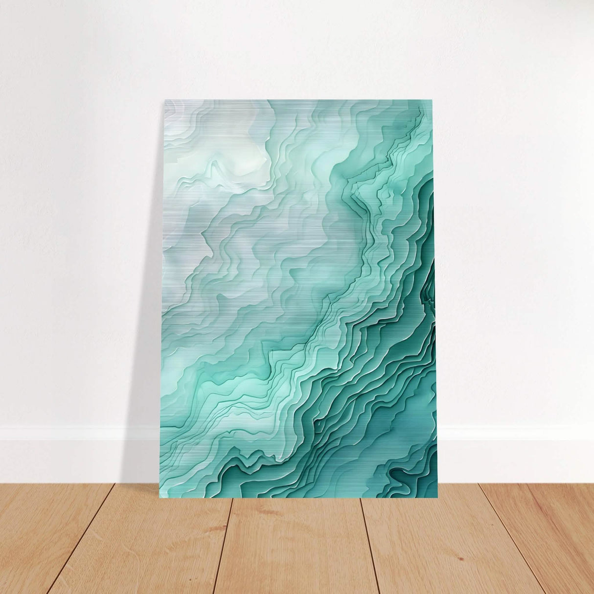 Da Vinci Nature Wall art | Beach - Brushed Aluminum Print - 70x100 cm / 28x40″ -