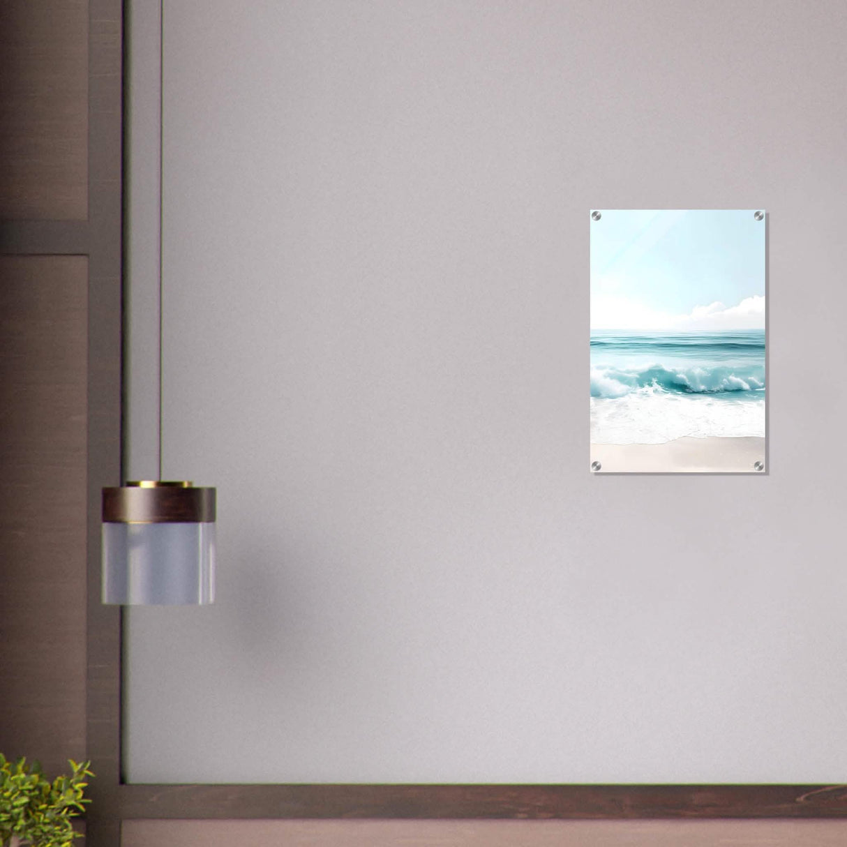 Da Vinci Nature Wall art | Beach - Acrylic Print - 40x60 cm / 16x24″ -