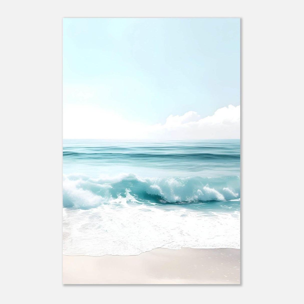 Da Vinci Nature Wall art | Beach - Aluminum Print - 50x75 cm / 20x30″ -