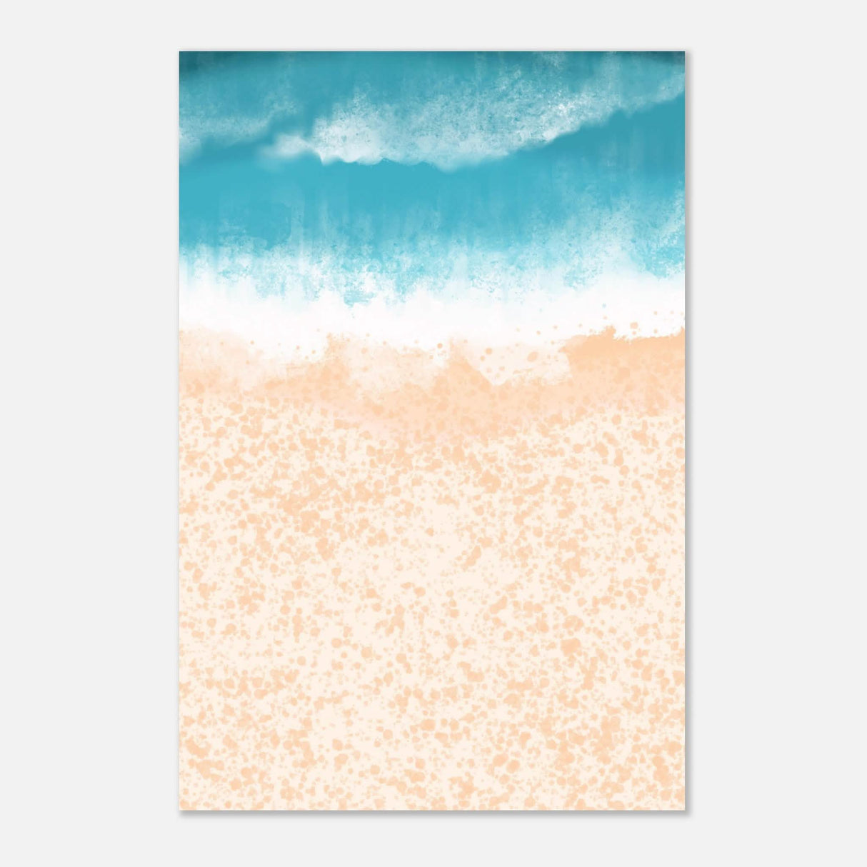 Da Vinci Nature Wall art | Beach - Aluminum Print - 60x90 cm / 24x36″ -