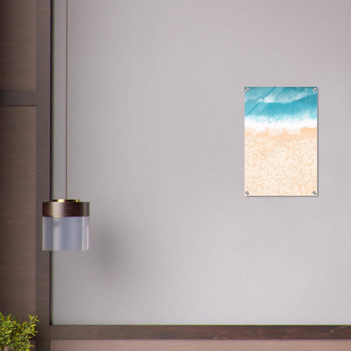 Da Vinci Nature Wall art | Beach - Acrylic Print - 40x60 cm / 16x24″ -