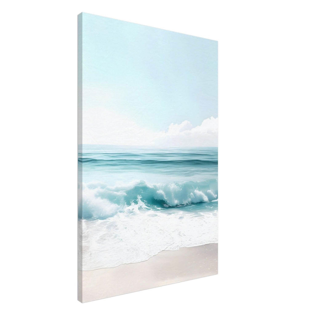 Da Vinci Nature Wall art | Beach - Canvas - 60x90 cm / 24x36″ - Slim