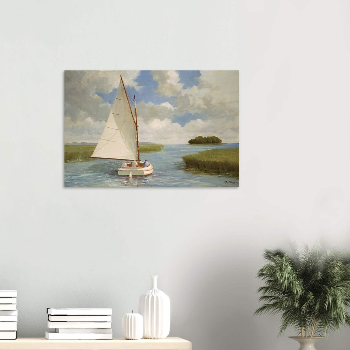 Da Vinci Nature Wall art | Boat - Wood Prints - 50x75 cm / 20x30″ - 20 mm