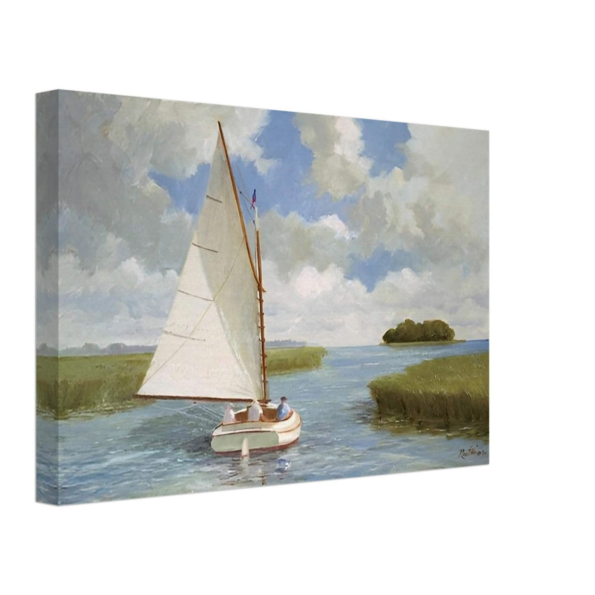 Da Vinci Nature Wall art | Boat - Canvas - 30x45 cm / 12x18″ - Thick