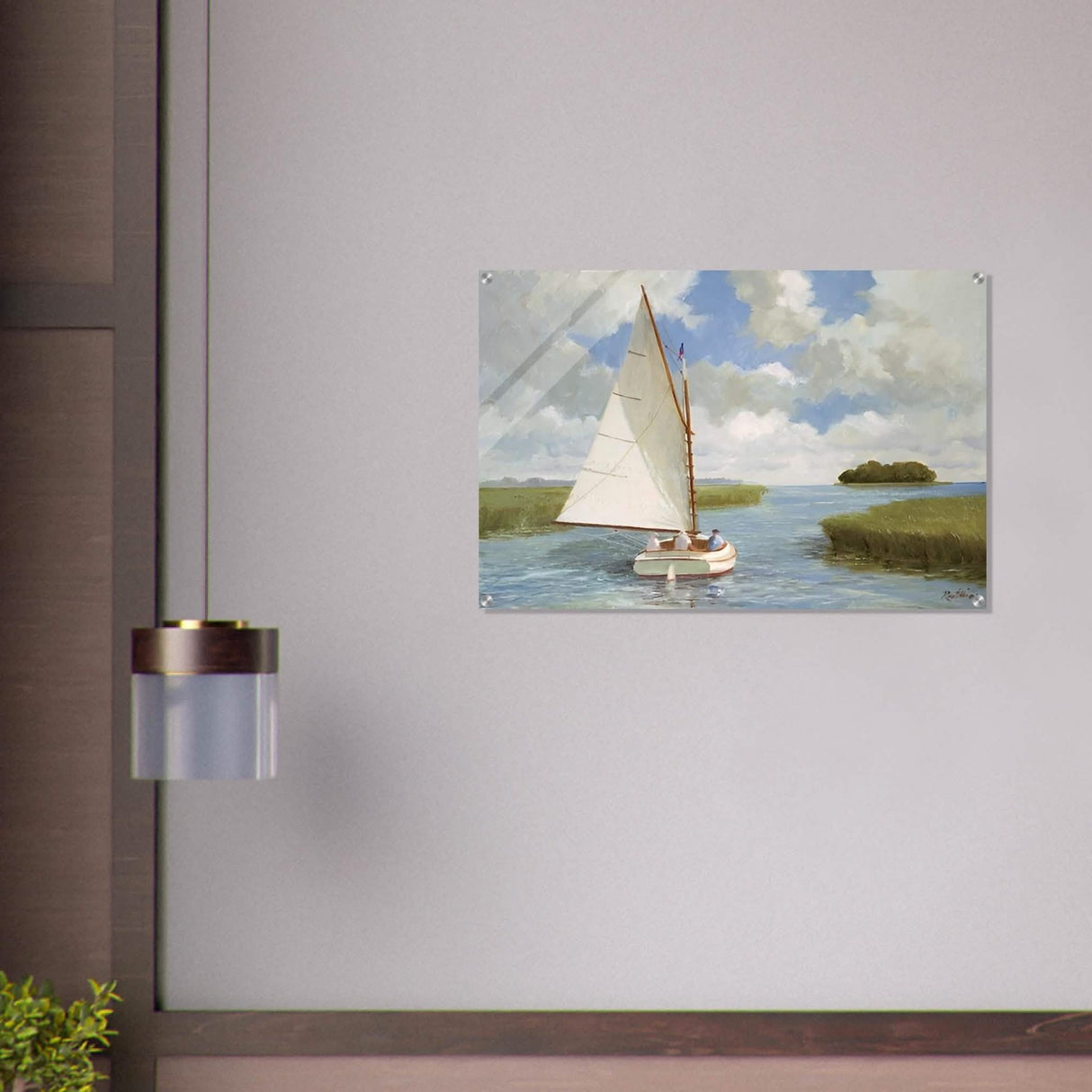 Da Vinci Nature Wall art | Boat - Acrylic Print - 60x90 cm / 24x36″ -