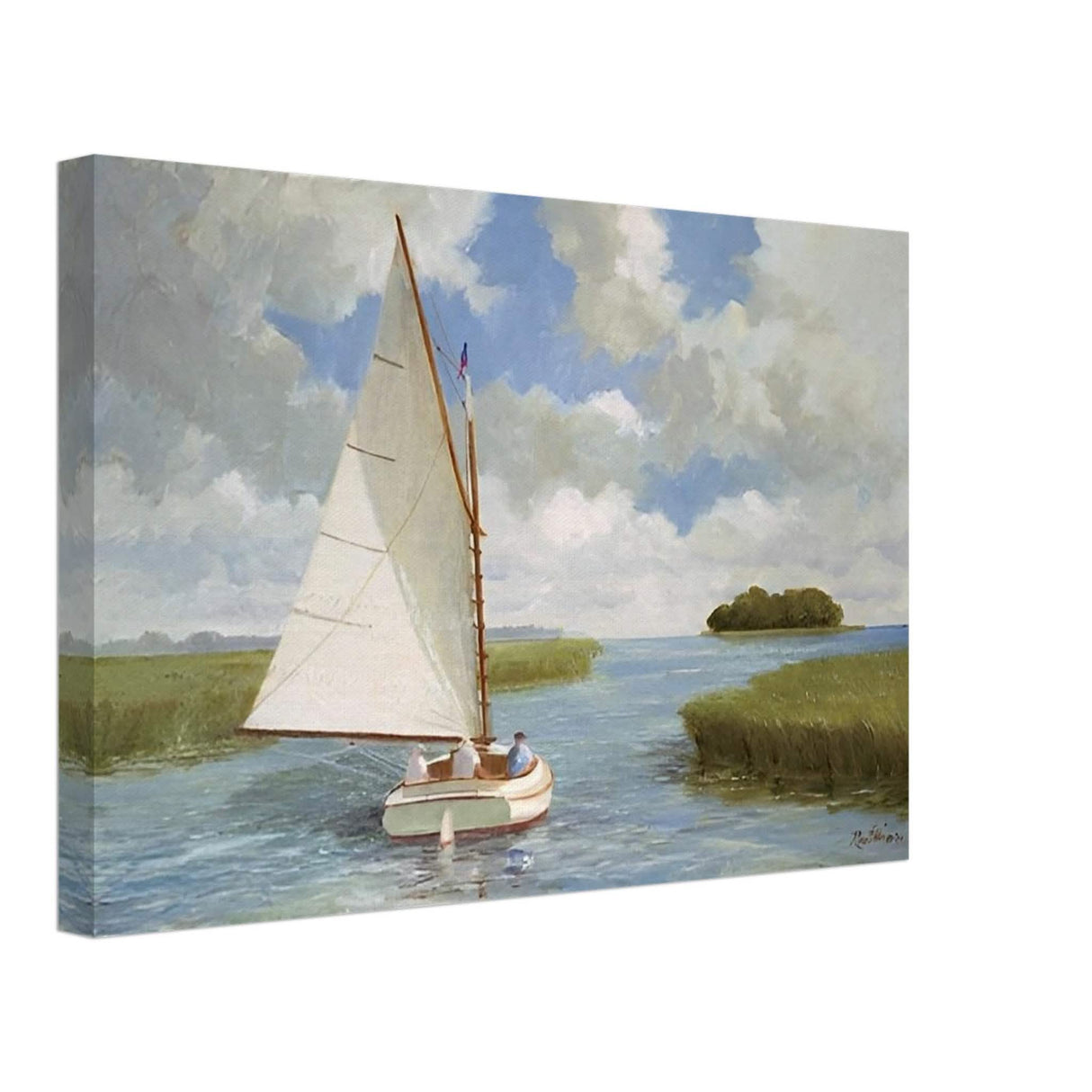 Da Vinci Nature Wall art | Boat - Canvas - 30x45 cm / 12x18″ - Slim