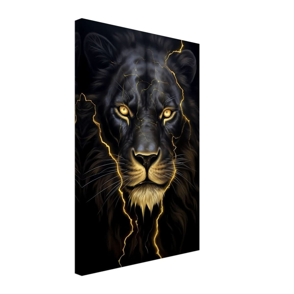 Da Vinci Nature Wall art | Wild Life prints | Lion - Canvas - 40x60 cm / 16x24″ - Thick