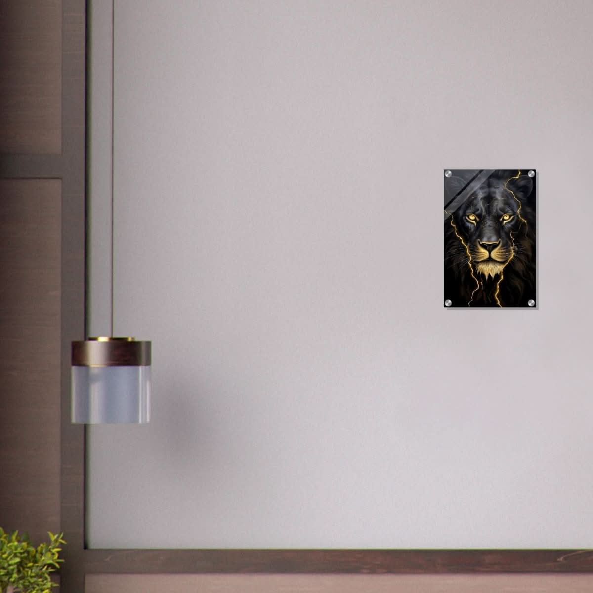 Da Vinci Nature Wall art | Wild Life prints | Lion - Acrylic Print - 30x45 cm / 12x18″ -