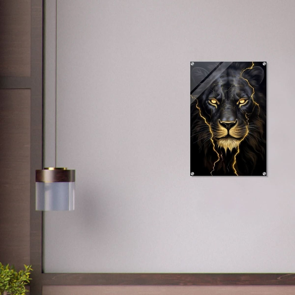 Da Vinci Nature Wall art | Wild Life prints | Lion - Acrylic Print - 50x75 cm / 20x30″ -
