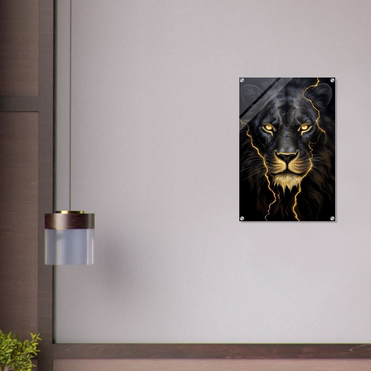 Da Vinci Nature Wall art | Wild Life prints | Lion - Acrylic Print - 50x75 cm / 20x30″ -