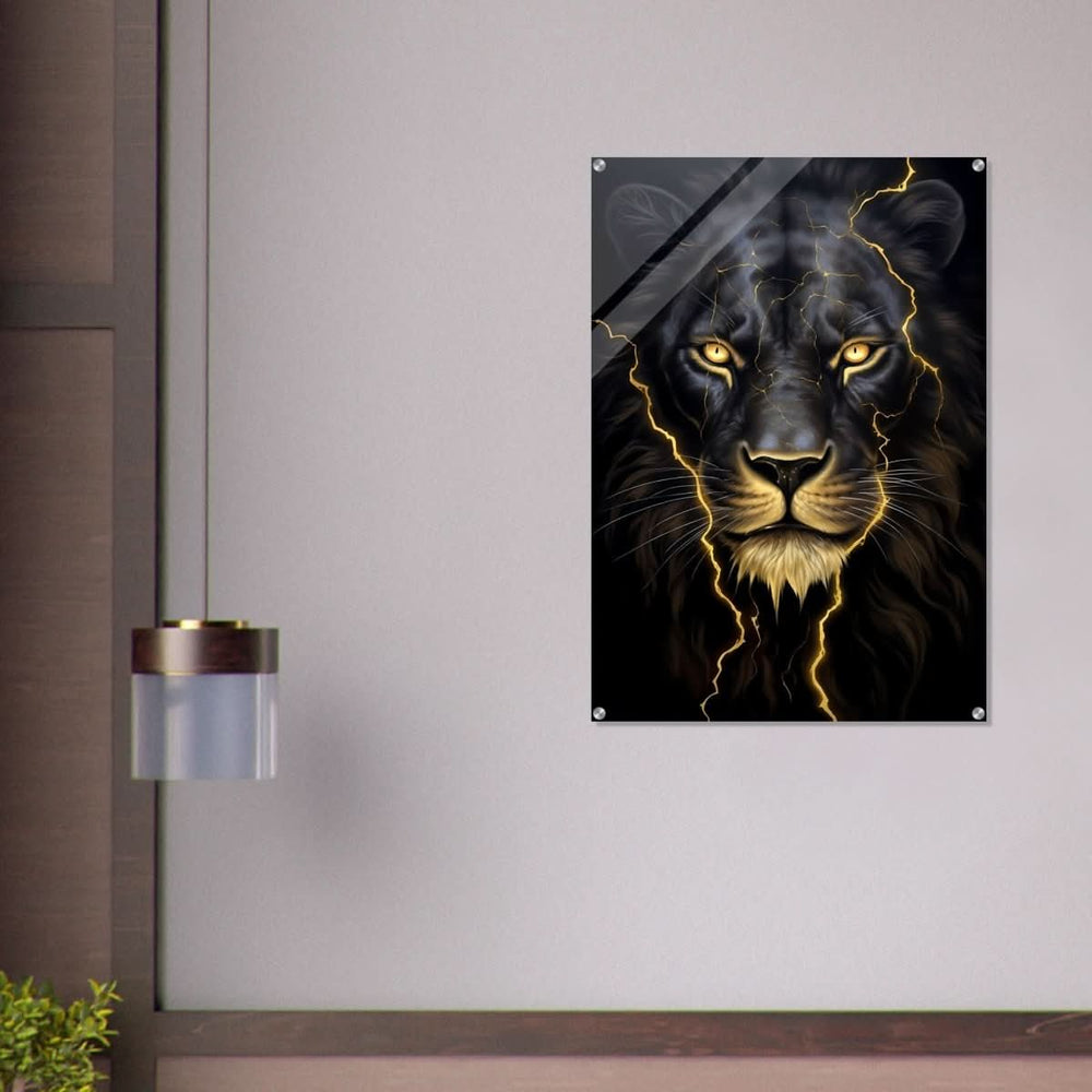 Da Vinci Nature Wall art | Wild Life prints | Lion - Acrylic Print - 70x100 cm / 28x40″ -