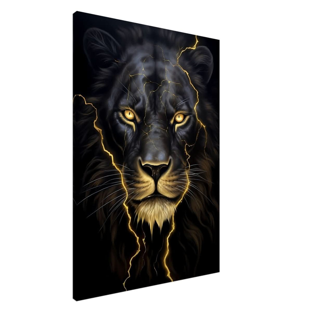 Da Vinci Nature Wall art | Wild Life prints | Lion - Canvas - 70x100 cm / 28x40″ - Slim
