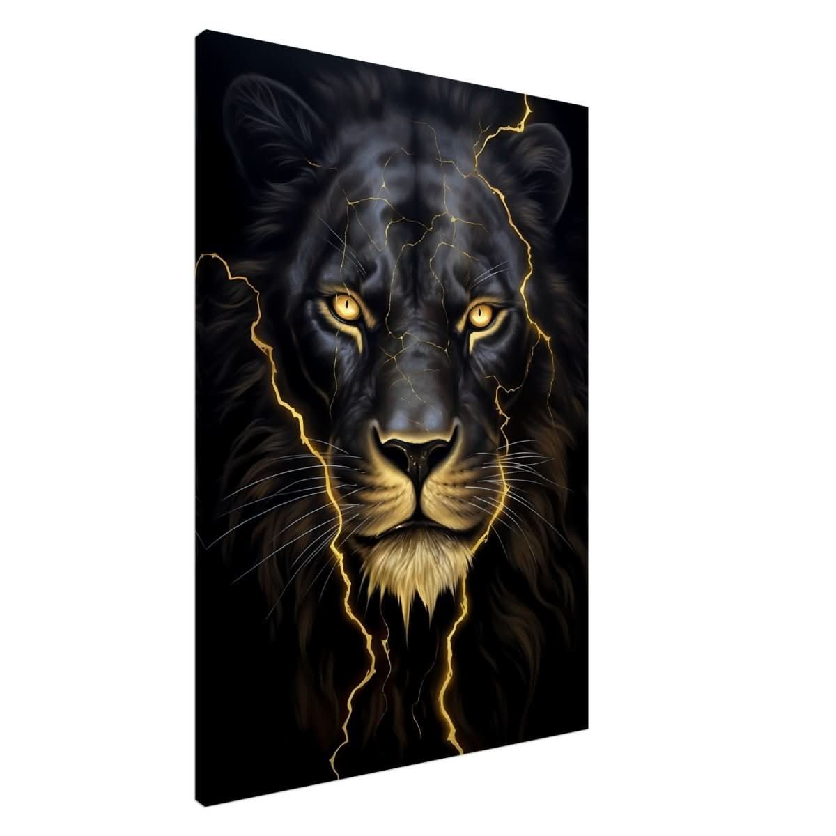 Da Vinci Nature Wall art | Wild Life prints | Lion - Canvas - 70x100 cm / 28x40″ - Slim