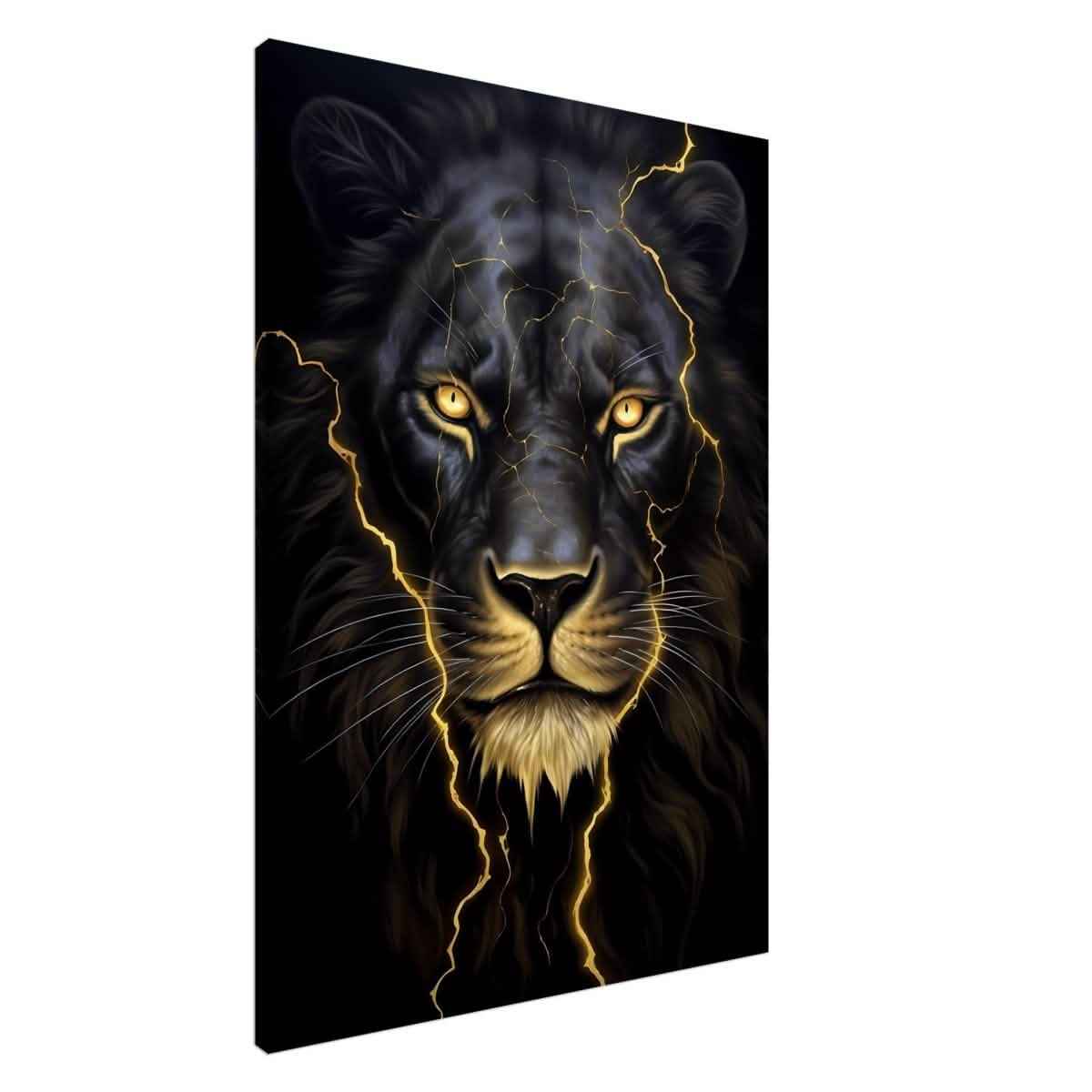 Da Vinci Nature Wall art | Wild Life prints | Lion - Canvas - 70x100 cm / 28x40″ - Slim