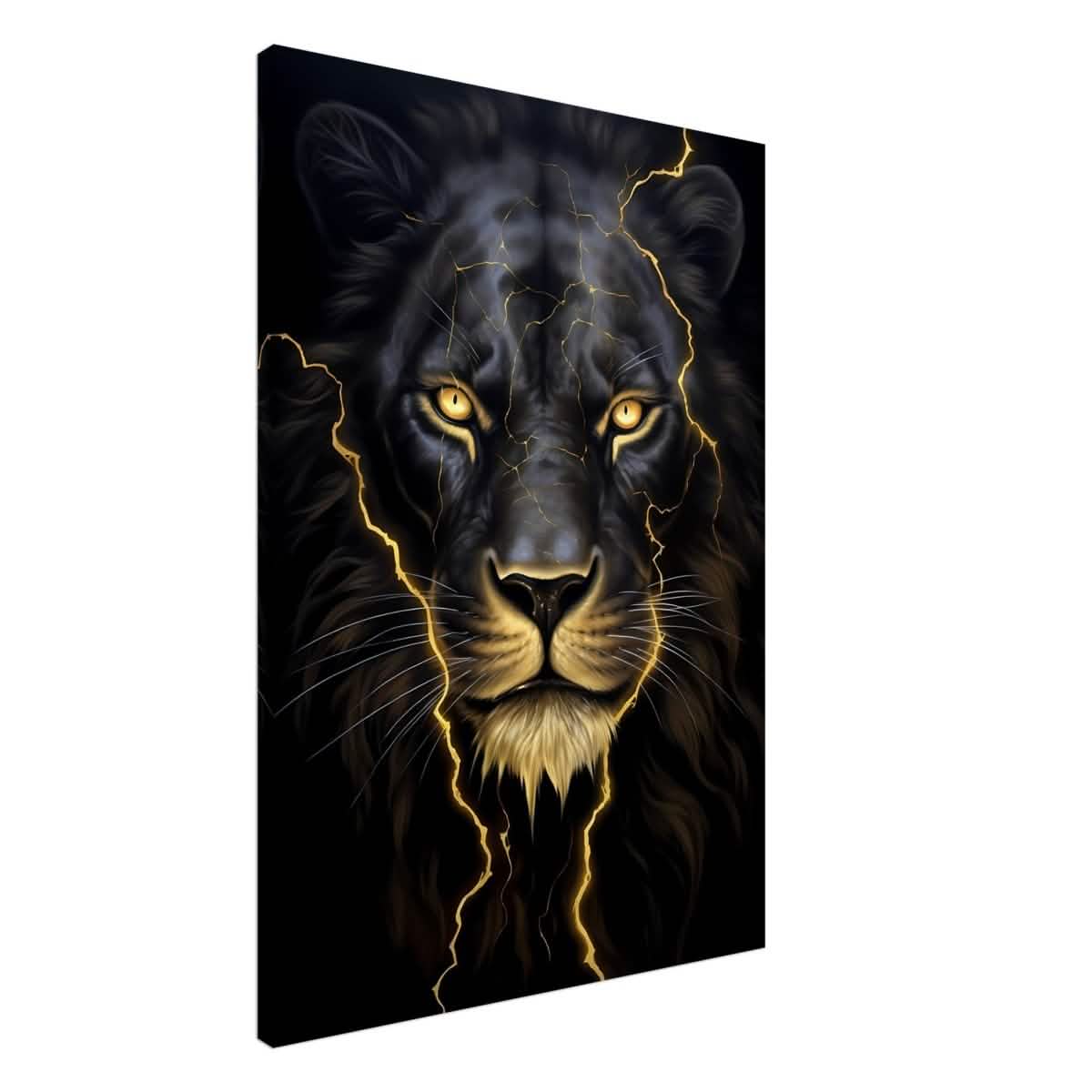Da Vinci Nature Wall art | Wild Life prints | Lion - Canvas - 70x100 cm / 28x40″ - Thick