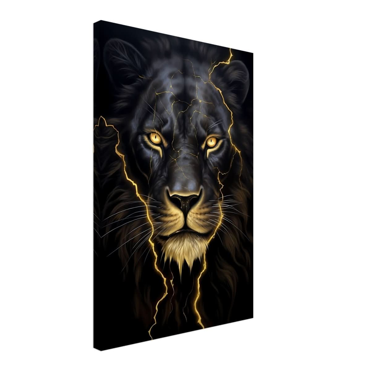 Da Vinci Nature Wall art | Wild Life prints | Lion - Canvas - 40x60 cm / 16x24″ - Slim