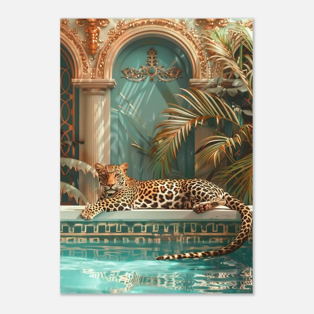 Da Vinci Nature Wall art | Wildlife | Leopard | Panthera - Aluminum Print - 70x100 cm / 28x40″ -