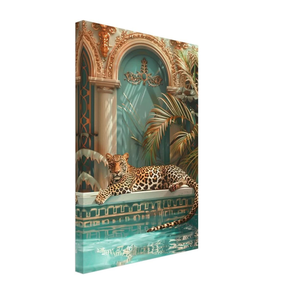 Da Vinci Nature Wall art | Wildlife | Leopard | Panthera - Canvas - 30x45 cm / 12x18″ - Slim
